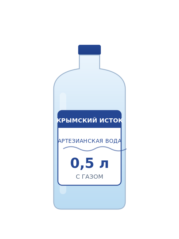 «Крымский исток» 0.5 л, газ